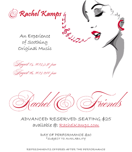 Rachel & Friends flyer